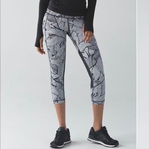 RARE lululemon pace rival crop leggings